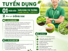 TUYỂN 01 NHÂN VIÊN BÁN HÀNG THỊ TRƯỜNG (NGÀNH PHÂN BÓN – THUỐC BVTV)