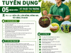 TUYỂN 05 NHÂN VIÊN KỸ THUẬT THỊ TRƯỜNG (NGÀNH PHÂN BÓN – THUỐC BVTV)