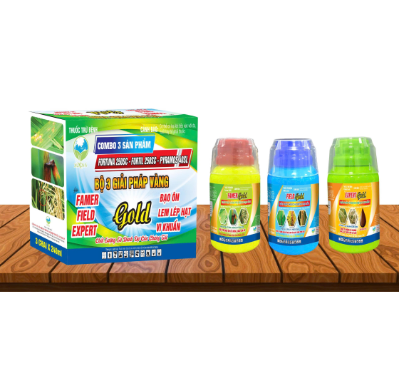 COMBO BỘ 3 GIẢI PHÁP VÀNG (ĐẠO ÔN - LEP LÉP - VI KHUẨN)