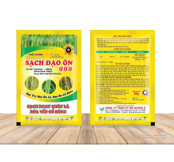 Thuốc trừ bệnh SẠCH ĐẠO ÔN 999 – Imperial 610WP