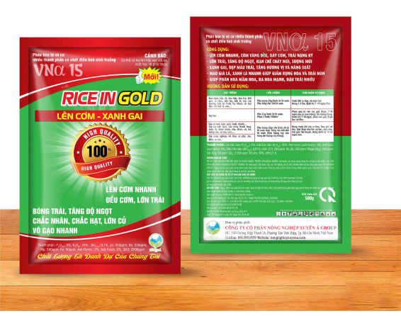 Phân bón lá vô cơ VNa 15 RICE IN GOLD